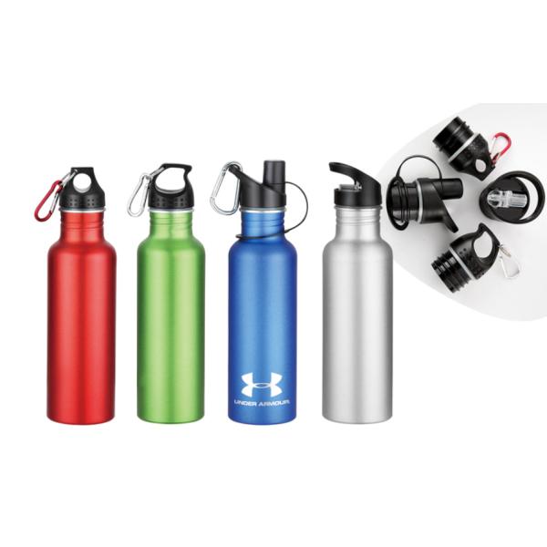 Promotional Aluminum Branded Water Bottles BPA Free 750ml OEM Accpectable