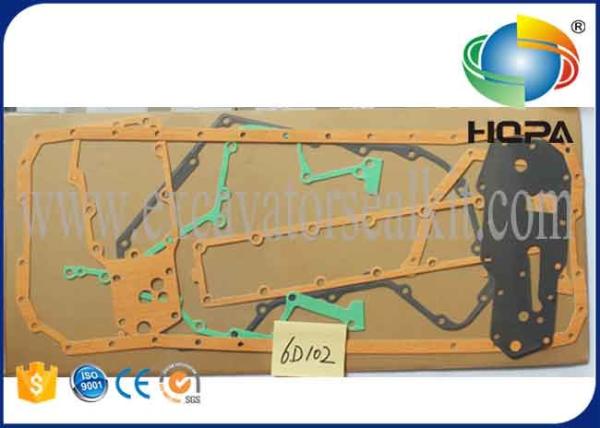 Revisão de motor do jogo da gaxeta de KOMATSU 6D102 para PC200 PC228 PC210 PC250 PC270