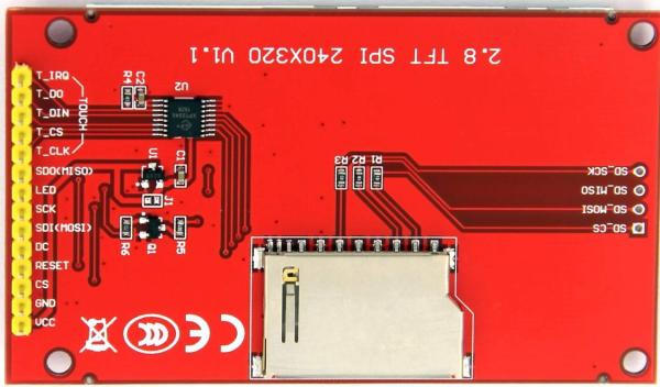 YBR028EGS-Q1 2.8-inch SPI Display LCD Module with 240*320 Resolution and SPI Interface for Embedded Applications