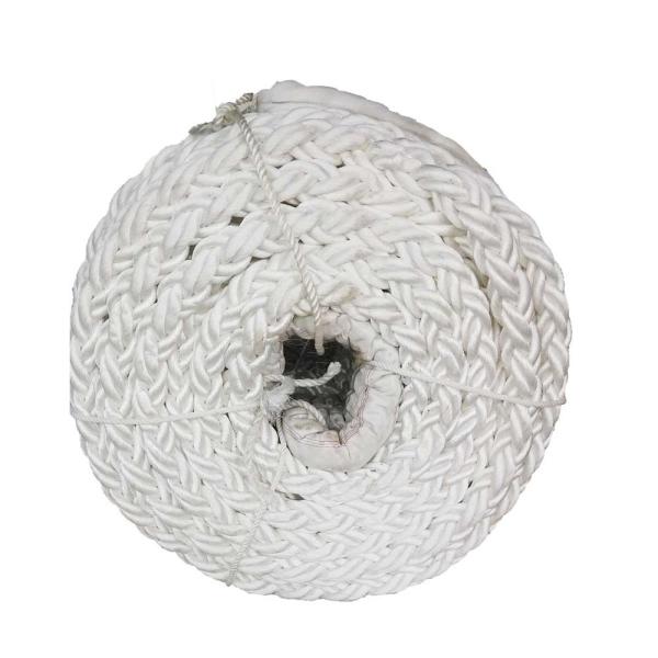 8 Strand Polypropylene Mooring Rope Diameter 96mm Length 220 Meters Anti Static