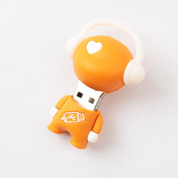 2,0 3,0 аттестация FCC памяти привода 16G 64G Usb мультфильма PVC внезапная полная