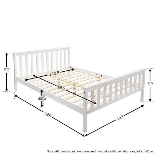 King Size Slatted Bed Base , Queen Bed Slats Luxury Strengthen ISO9001