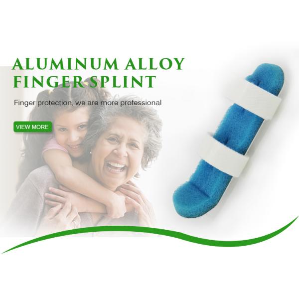 Aluminium alloy white and blue finger splint supplier in China