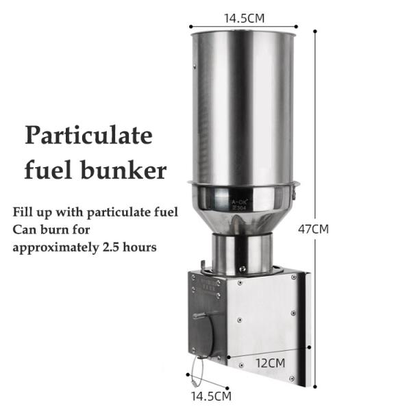 Stainless Steel Portable Foldable Heating Camp Stove for Outdoor Camping Graden Sets