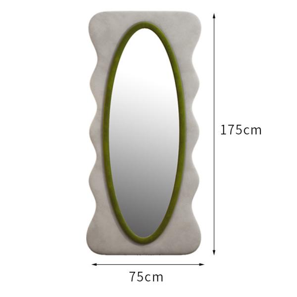 Living Room Oversized Floor Mirror Freestanding Full Length Mirror Large Wood Frame