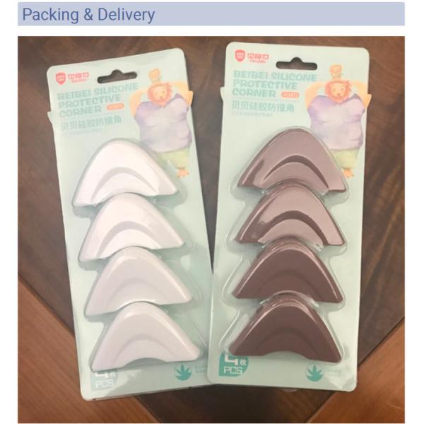 Kids Products Baby Safety Corner Guards Crescent Silicone Collision Angle Protector Corner Guard