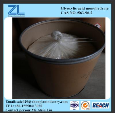 CAS NO.:563-96-2, 98% glyoxylic acid monohydrate for leather industry