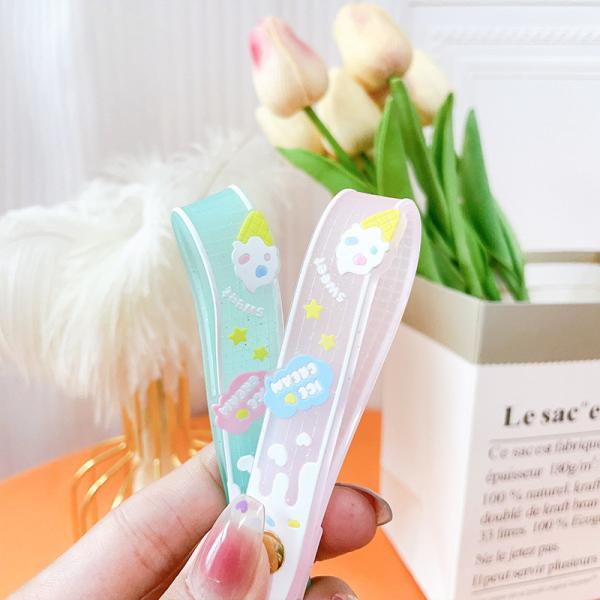 Ice Cream Cute Rabbit Keychain Charms Silicone Stationery Style Purse Handbag Charms