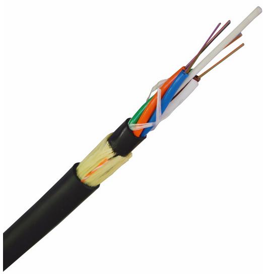 G652D ADSS Fiber Optic Cable 96 Core Double Jacket HDPE 500 SPAN