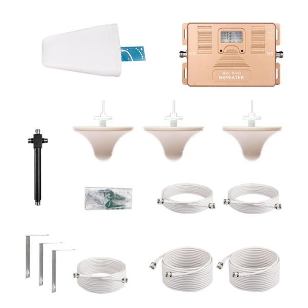 GSM LTE 2G 4G Signal Repeater with 70dB Gain, 800MHz Range, and Automatic Gain Control for Enhanced Mobile Signal