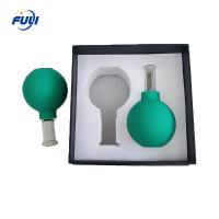 Colocar azul do vácuo do copo do Massager de 2 Anti-celulites do silicone dos PCes 15/25mm ajustou o copo chinês da sução dos copos faciais da massagem