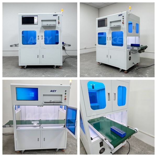 High Speed Cylindrical Battery Electrode Inspection CCD Tester