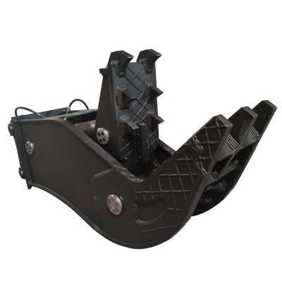 2250 KN Excavator Grab Attachment , Hydraulic Breaker Attachment 4 Side Blade