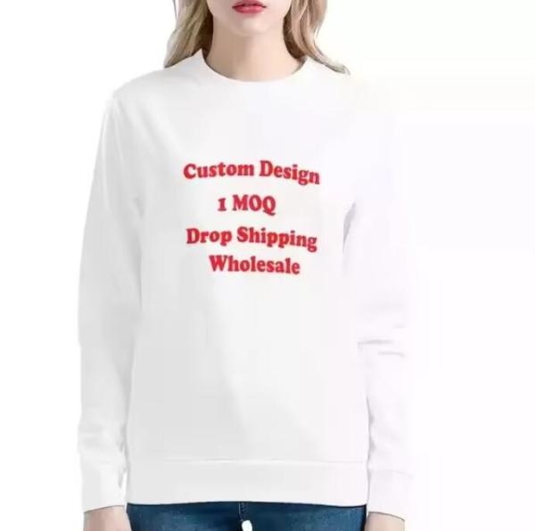 Regular Fit Women'S Oversized Sweatshirts Sublimation Crewneck Sweatshirt Pullover