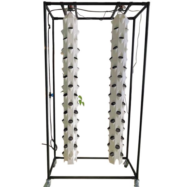 32 48 64 buracos Vertical Indoor Pineapple Tower Sistema de cultivo hidropônico 30L 8 12 16 camada