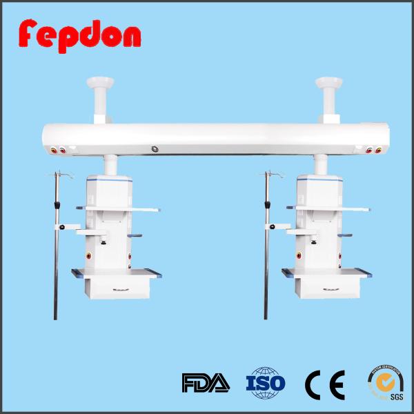 Alluminum Alloy White German Medical Gas Pendant , ICU Room Bridge Pendant Systems