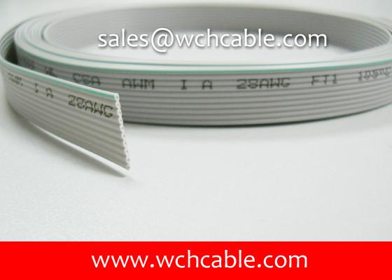 UL20358 PVC Flat Ribbon Cable Class 2 TS Conductor VW-1 80C 30V
