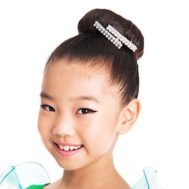 Endearing 2-Horizontal-Line Crystal Beads Headpiece Dance Wear Accessories for Children