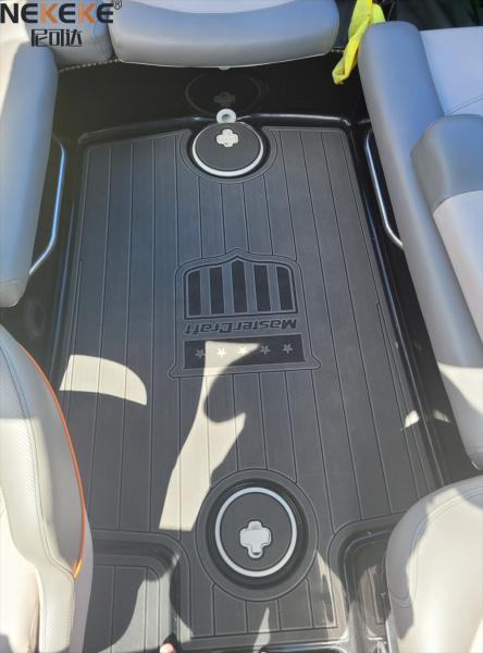 6mm Thickness 3000H UV Resistant Self Adhesive Marine EVA Flooring Boat Deck Mat for 2011 MasterCraft X25