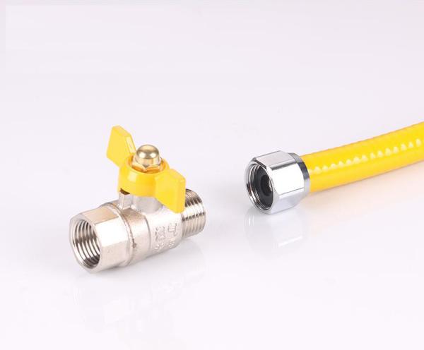 Ss304 Hose Connectors And Fittings , ISO9001 Stainless Steel Gas Connector