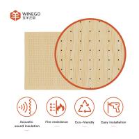 Panneaux de bois pour murs acoustiques micro-perforés, panneaux insonorisés décoratifs 0,65 NRC