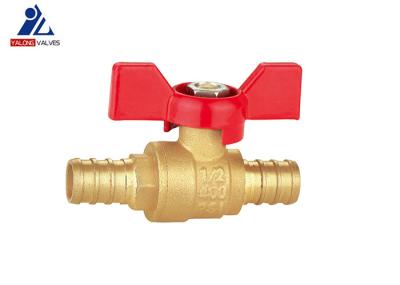 Mini Hpt 57 Brass Butterfly Valve DN20 Butterfly Handle Ball Valve