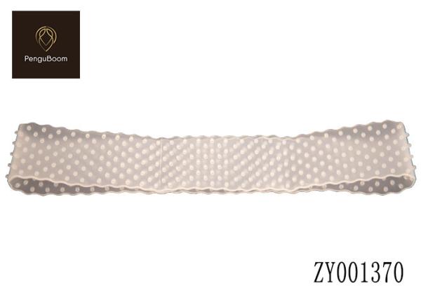 Skin Friendly 24cm*4cm Silicone Headband Translucent Color Anti Slip