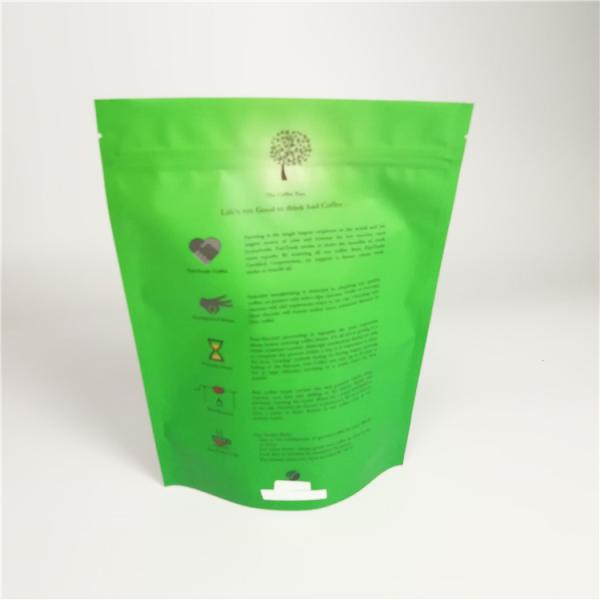Food Grade Standing Up Recyclable Coffee Packaging Bags with Zipper