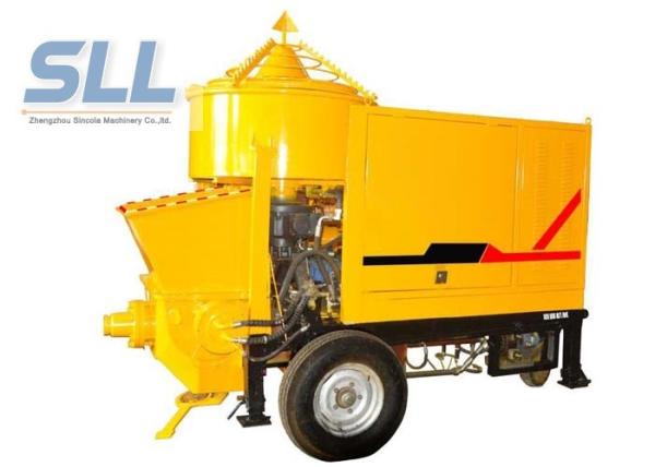 PLC Control Cement Pumping Machine Cement Powder Pump For Mortar Easy Operate