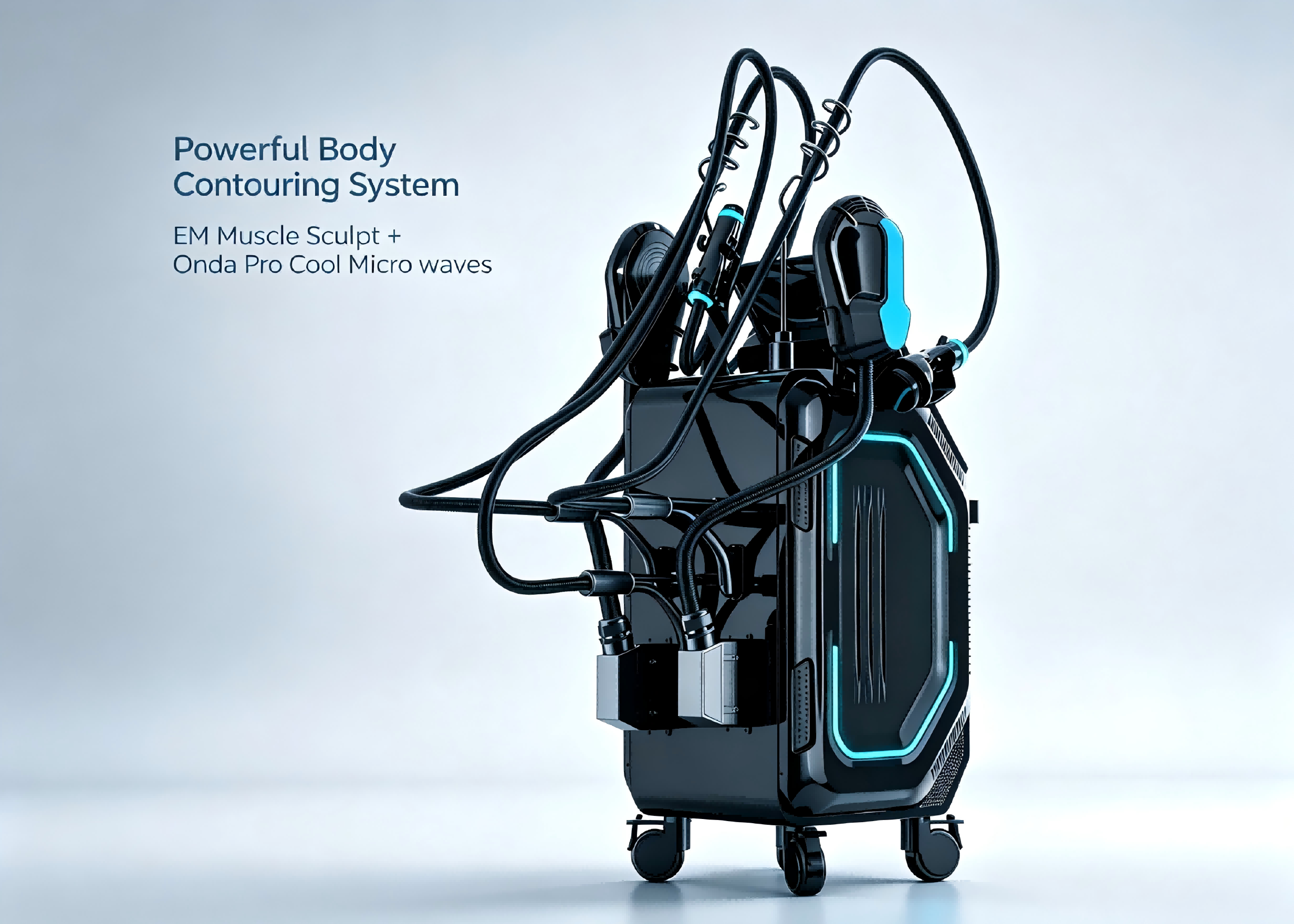 Powerful Body Contouring System | 2‑In‑1 Em Muscle Sculpt Neo Emslim + Onda Pro Cool Waves Microwaves