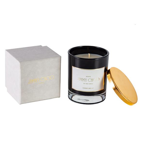 Custom High End Home Scented Candles in Glass Jar with Lid Soy Wax