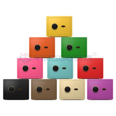 Coffre-fort à la maison coloré, verrouillage d'empreintes digitales, coffre-fort de sécurité YB/SC-25#---30#