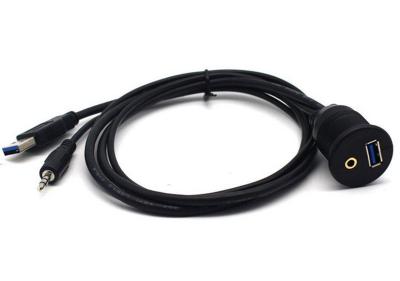 Bike Car Audio Cable / Audio Extension Cable Max 1 Ohms Contactor Resistance