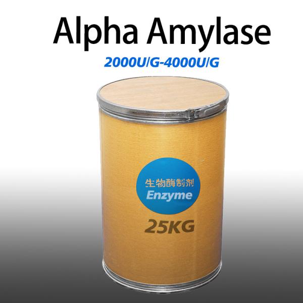 Enzyme qui décompose l'amidon 4000U/g Pour les aliments Alcool et textiles
