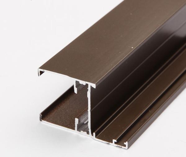 6063-T5 Sand Powder Coated Aluminum Extrusions Broken Bridge Aluminium Section