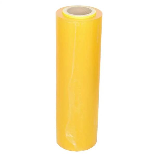 O PVC claro do produto comestível adere-se filme da película de plástico para o alimento refrigera