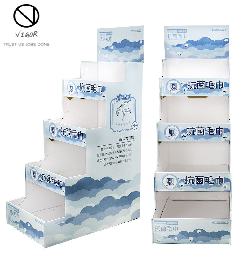 Customized Advertising Hot Wheels Cardboard Display Stand with Eco-friendly Design
