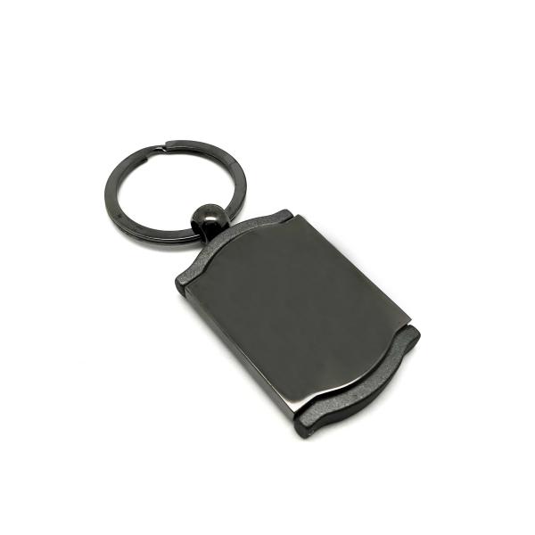 Porta-chaves de metal com logotipo personalizado Disponível com seleção de pagamento TT
