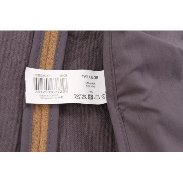 57% Cotton 43% Lana Beige Woman Casual Blazer Size 34 To 48