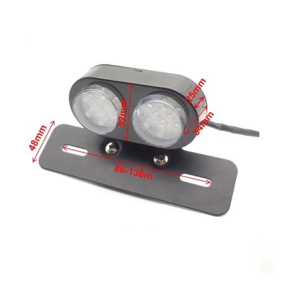 0.26-0.55W Universal Motorcycle LED Tail Light for Harley Modification