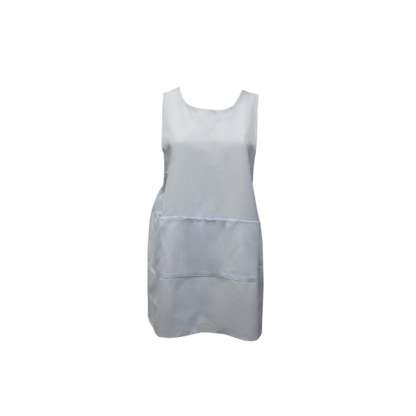 Couleur bleu-clair du coton 20% du polyester 80% de Works Bib Apron du chef 195GSM