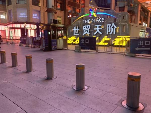 Protection du périmètre Contrôle électrique Sécurité rétractable Bollards en acier inoxydable