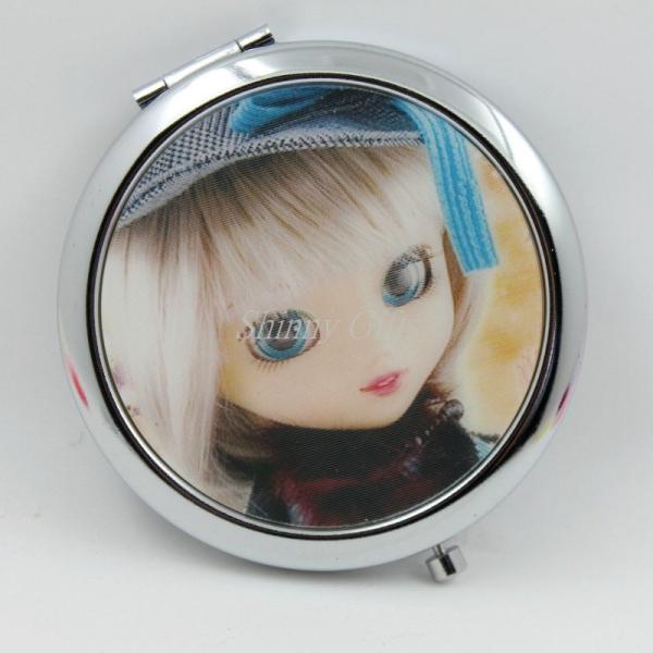 Shinny Gifts 3D Cartoon Girl Design Cosmetic Mirror Makeup Mirror