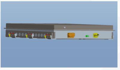 345.6v Logistic Vehicle System Rack Mount Lifepo4 Stacked Battery Pack RS4850 CAN