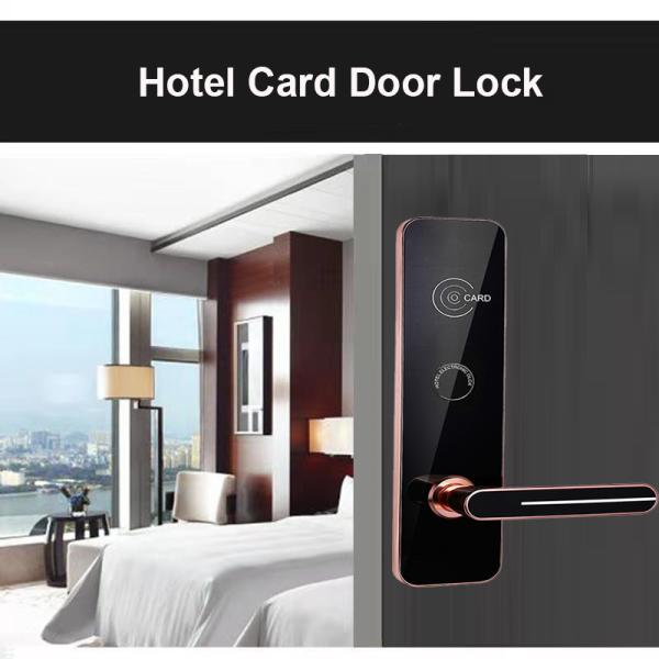 Zinc Alloy Hotel Intelligent Door Lock M1 RFID Card Lock