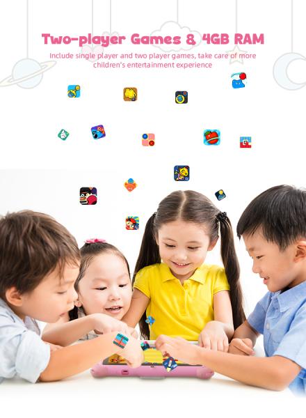 C Idea 7 Inch Android 14 Educational Smart Tablet For Students CM88  pink
