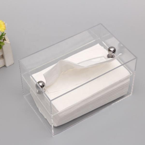 acrylic cover box Colorful Tissue Colored Napkin Organizer