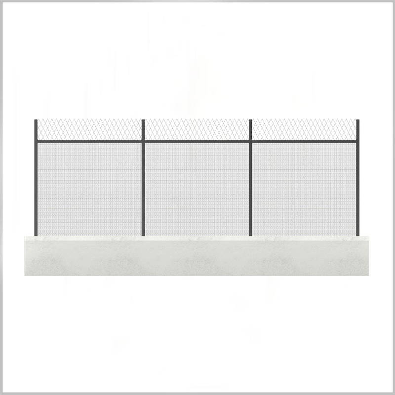 K4 Low Wall with Fence | Enhanced Security Solution