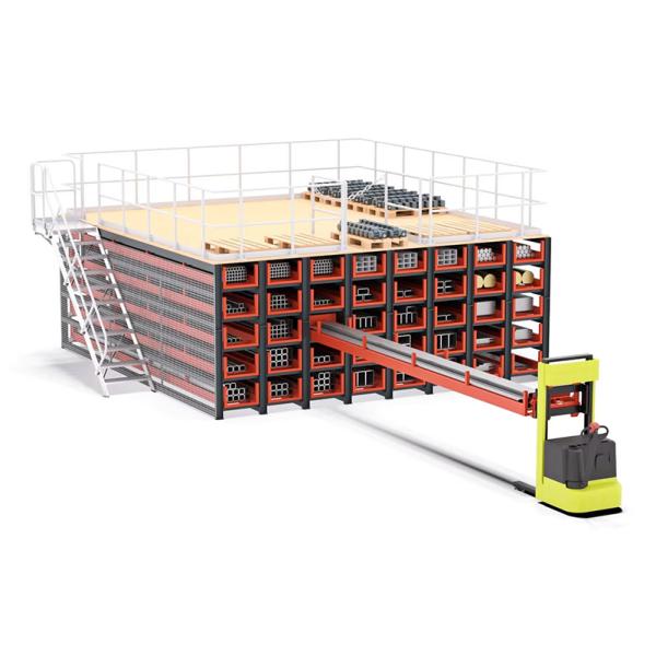 B18 Long Material Warehouse Storage Racking Honeycomb Rack Bee Type Racks for Pipes