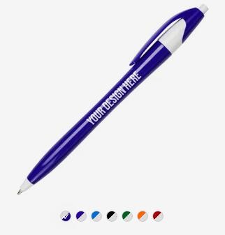 Custom Pencils, Personalized Pens With Stylus- Custom Metallic Printed Name Pens Black Ink - Imprinted With Logo